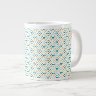 Entzückende Koketten-Schleifen-Geometriefliese Cre Jumbo-Tasse