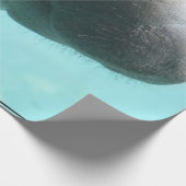 Entzückende Manatis-Schwimmen Geschenkpapier (Ecke)