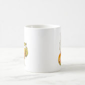 Entzückende Maus auf einer Birne Kaffeetasse (Mittel)