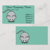 Entzückende Maus Visitenkarte (Vorne/Hinten)