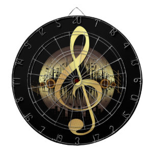 Entzückende Melodie - Gold Dartscheibe