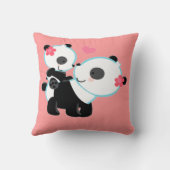 Entzückende niedliche rosa kissen (Rückseite)