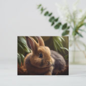 Entzückende Osterpostkarte Postkarte (Stehend Vorderseite)