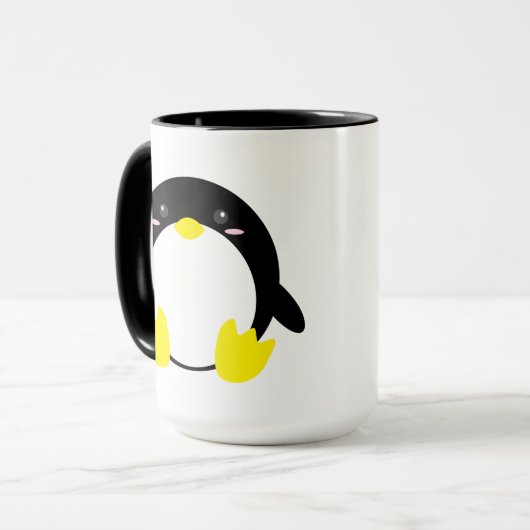 Entzückende Penguin-Tasse Tasse (Vorderseite Links)