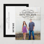 Entzückende Robbe Save The Date Postkarte (Vorne/Hinten)