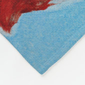 Entzückende roter Panda-Fleece-Decke Fleecedecke (Ecke)