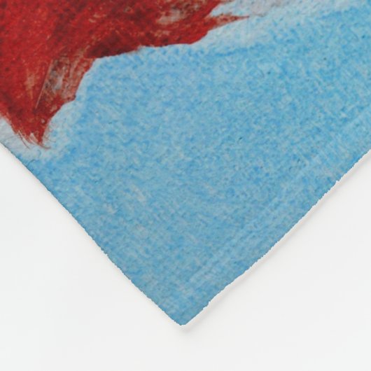 Entzückende roter Panda-Fleece-Decke Fleecedecke (Ecke)