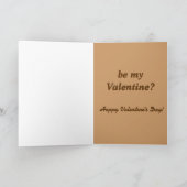 Entzückende Schäferhund-Valentinstag-Karte Feiertagskarte (Innenseite)