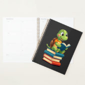 Entzückende Schildkröte liest Bücher (4) Planer (Anzeige)