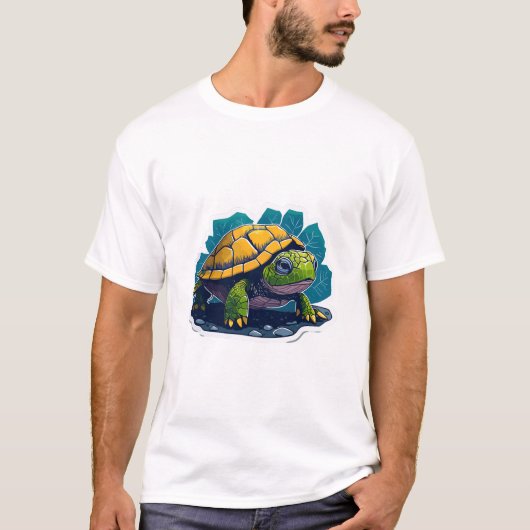Entzückende Schildkröte T-Shirt (Vorderseite)