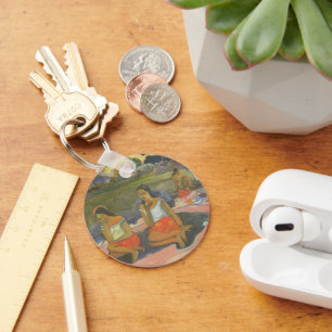 Entzückende Schläfrigkeit von Paul Gauguin, Vintag Schlüsselanhänger