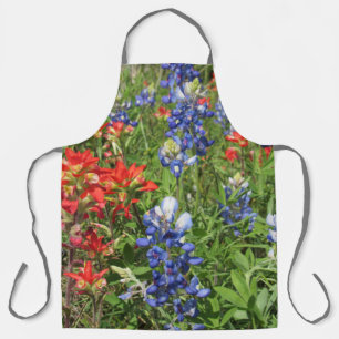 Entzückende Schürze Bluebonnets und Indianerpinsel