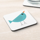 Entzückende skurrile Vogel-Natur-Kunst Getränkeuntersetzer (Linke Seite)