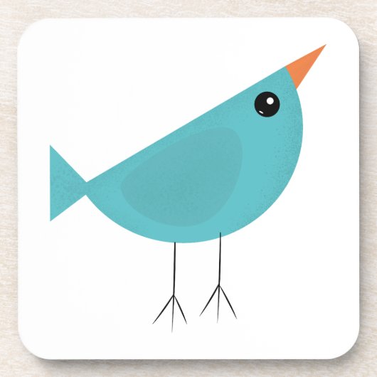 Entzückende skurrile Vogel-Natur-Kunst Getränkeuntersetzer (Vorderseite)