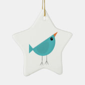 Entzückende skurrile Vogel-Natur-Kunst Keramik Ornament (Rechts)
