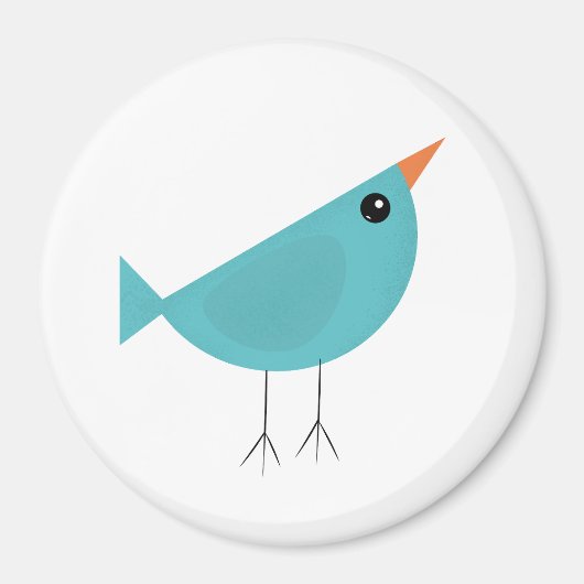 Entzückende skurrile Vogel-Natur-Kunst Magnet (Vorne)