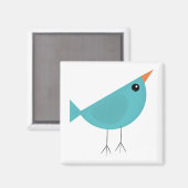 Entzückende skurrile Vogel-Natur-Kunst Magnet (Vorderseite/Rückseite)