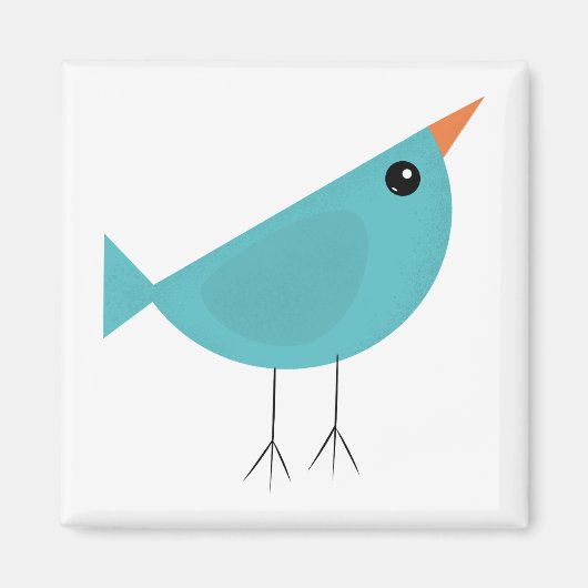 Entzückende skurrile Vogel-Natur-Kunst Magnet (Vorne)