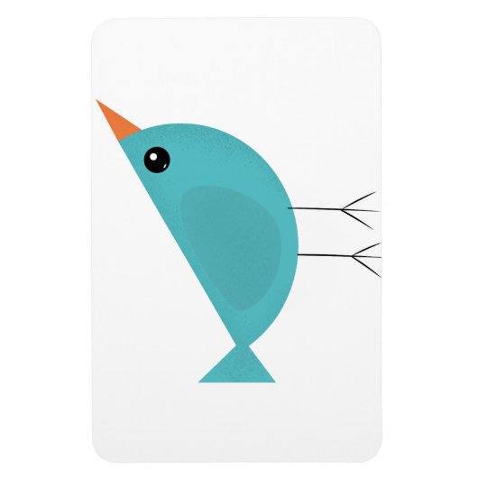 Entzückende skurrile Vogel-Natur-Kunst Magnet (Vertikal)
