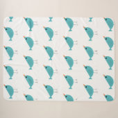 Entzückende skurrile Vogel-Natur-Kunst Sherpadecke (Vorderseite (Horizontal))