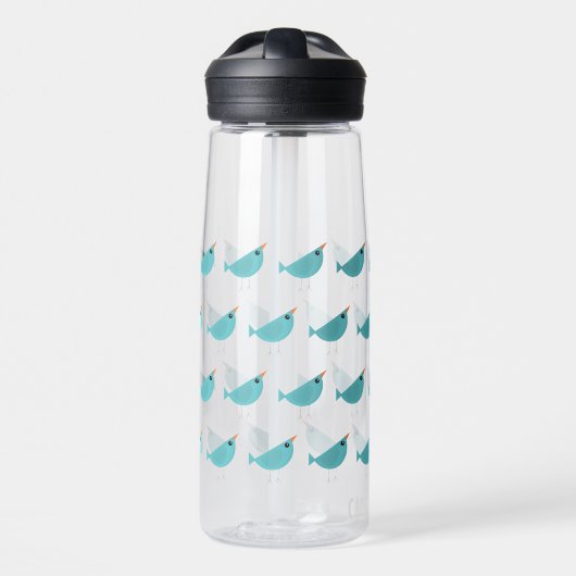 Entzückende skurrile Vogel-Natur-Kunst Trinkflasche (Vorne)