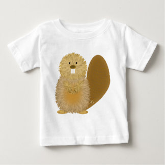 Entzückende Tierzeichnungen: Biber Baby T-shirt