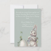 Entzückende Vintage Ostern-Party Einladung - (Rückseite)