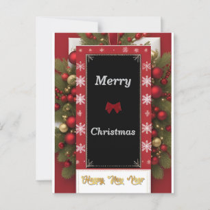 Entzückende Weihnachtskarte Postkarte
