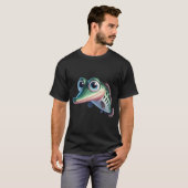 Entzückender Alligatorhecht-Fisch T-Shirt (Vorne ganz)