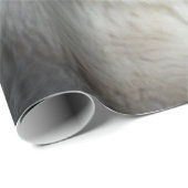 Entzückender arktischer Wolf Geschenkpapier (Rolleneckpunkt)