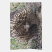 Entzückender australischer Echidna Küchentuch (Vertikal)