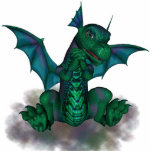 Entzückender Baby-Drache Fotoskulptur Magnet<br><div class="desc">Ein fabelhaftes Tier, im Allgemeinen dargestellt als ungeheuere winged Schlange oder Eidechse, mit einem Kopf mit Haube und enormen Greifern und als sehr stark und wild angesehen. In der asiatischen Mythologie holt der Drache Glück. Die Drachen, die in den frühen Malereien und in den Skulpturen erscheinen, sind unveränderlich Darstellungen eines...</div>