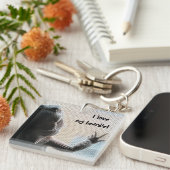 Entzückender bärtiger schlüsselanhänger (Vorderseite rechts)