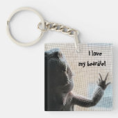 Entzückender bärtiger schlüsselanhänger (Vorderseite)