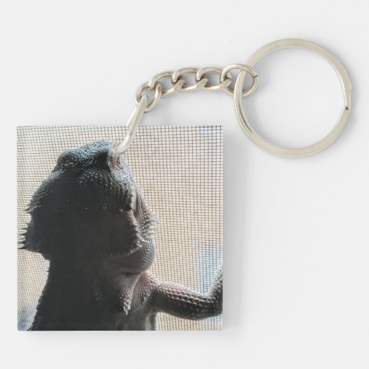 Entzückender bärtiger schlüsselanhänger (Rückseite)