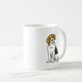 Entzückender Beagle Kaffeetasse (VorderseiteRechts)