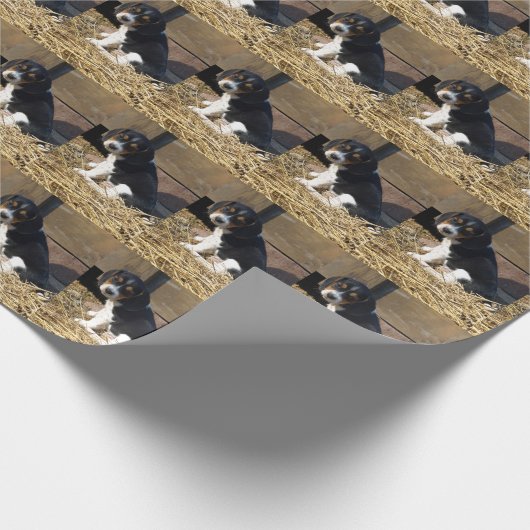 Entzückender Beagle-Welpe Snoopy Geschenkpapier (Ecke)