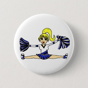 Entzückender Cheerleader-Knopf Button