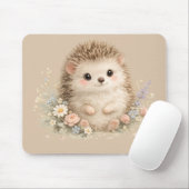 Entzückender europäischer Gartenigel Mousepad (Mit Mouse)