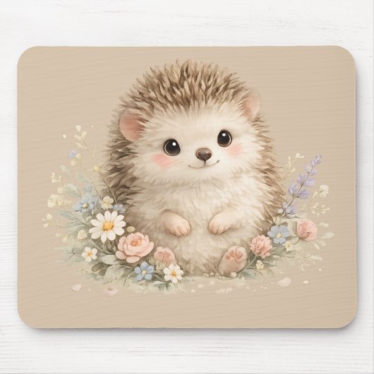 Entzückender europäischer Gartenigel Mousepad (Vorne)