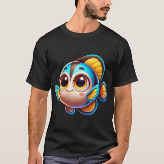 Entzückender Fledermausfisch T-Shirt (Vorderseite)