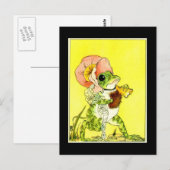 Entzückender Frosch Postkarte (Vorne/Hinten)