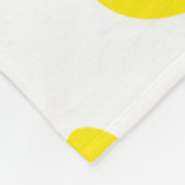 Entzückender gelber Gummi duckt Duckies Fleecedecke (Ecke)