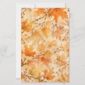 Entzückender Herbstwald mit Reiher  Briefpapier (Rückseite)
