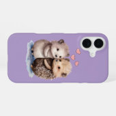 Entzückender Igel iPhone 16 Hülle (Rückseite (Horizontal))