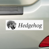 Entzückender Igel. Tier-Digital-Stich Autoaufkleber (Auf Auto)