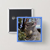 Entzückender Koala Button (Vorne & Hinten)