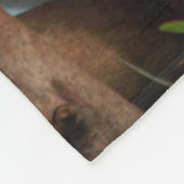 Entzückender Koala, der auf Baum-Fleece-Decke hält Fleecedecke (Ecke)