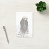 Entzückender lächelnder Otter im See Post-it Klebezettel (Büro)