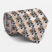 Entzückender Lemur Krawatte (Gerollt)